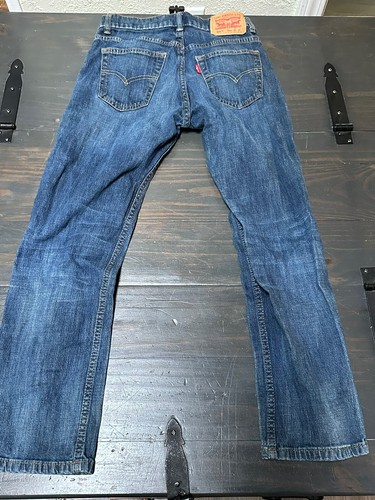 Levi's 541 Boys size 14 regular 27 x 27 Athletic Fit Jeans Medium Blue Denim - Picture 5 of 7