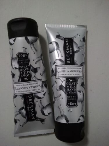 Beekman 1802 Goat Milk Hand Cream Vanilla Absolute 3.4 oz SET OF 2 - Picture 2 of 3