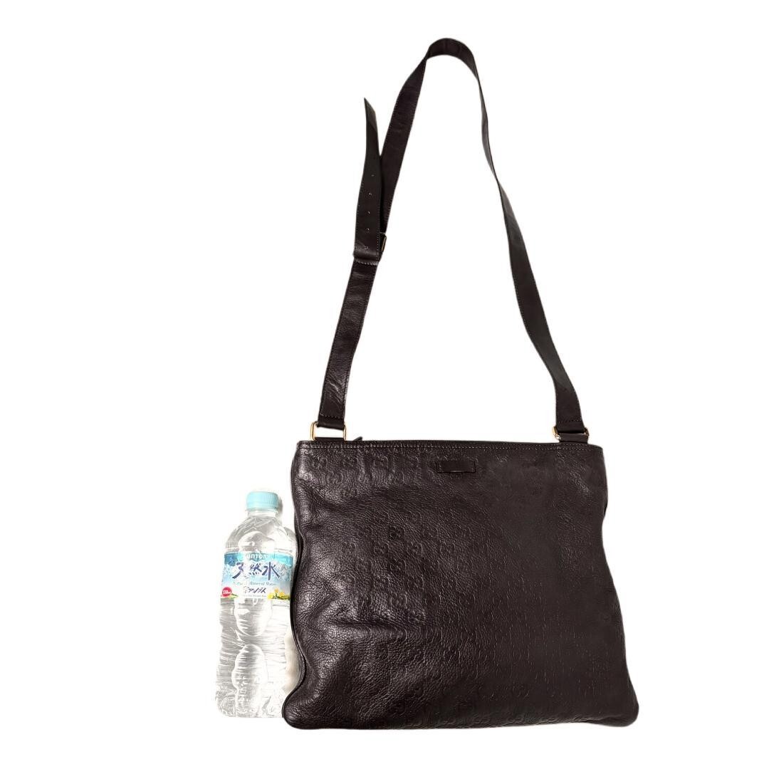 コレクション J Gucci 201446 Shimmer Leather GG Pattern Shoulder Bag