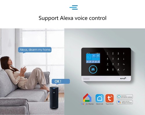 Wifi Tuya Alarm System With Motion Sensor IP Camera Wireless Smart Home Security - Picture 18 of 27