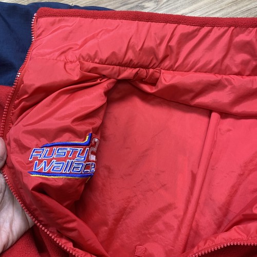 VTG Winners Circle Jacket Mens 2XL Rusty Wallace Miller Lite Racing Full Zip - Bild 7 von 12