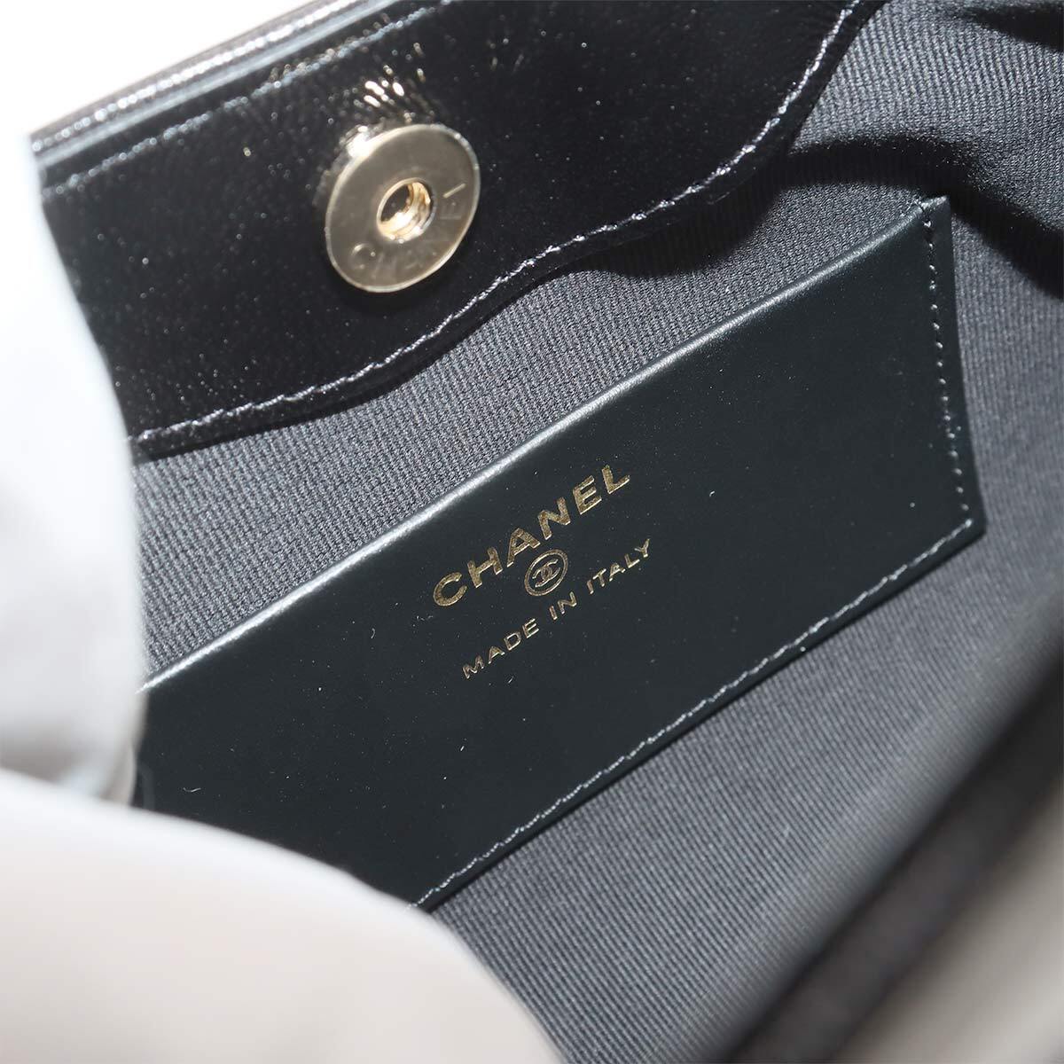 CHANEL 31 2way Hand Chain Shoulder Bag Leather Black AP3656