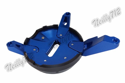 Engine Case Protector Clutch Protective Cover Blue Fit YAMAHA YZF R25 R3 MT-03 - Picture 8 of 10