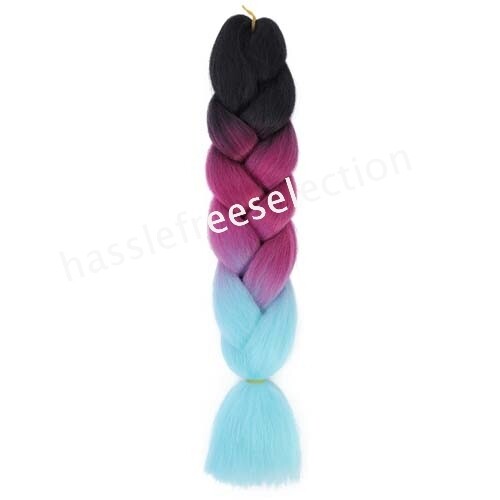 JUMBO Braiding Hair 60cm Hair Extensions Crochet Synthetic Fiber Braid Kanekalon - Picture 135 of 178
