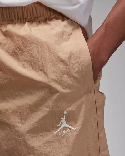 Nike Air Jordan Essentials Warm Up Pants Joggers Beige Hemp FB7292-200 NEW - Picture 4 of 5