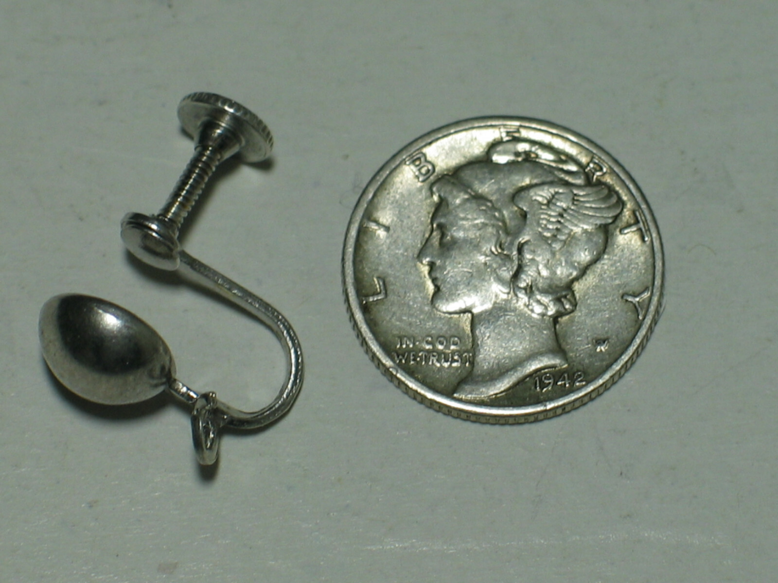 925 Solid Sterling Silver Screw Back Vice Closure… - image 4