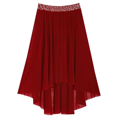 Kids Girls Dancewear Tutu Skirt Latin Outfit Modern Contemporary Gymnastics - Picture 46 of 93