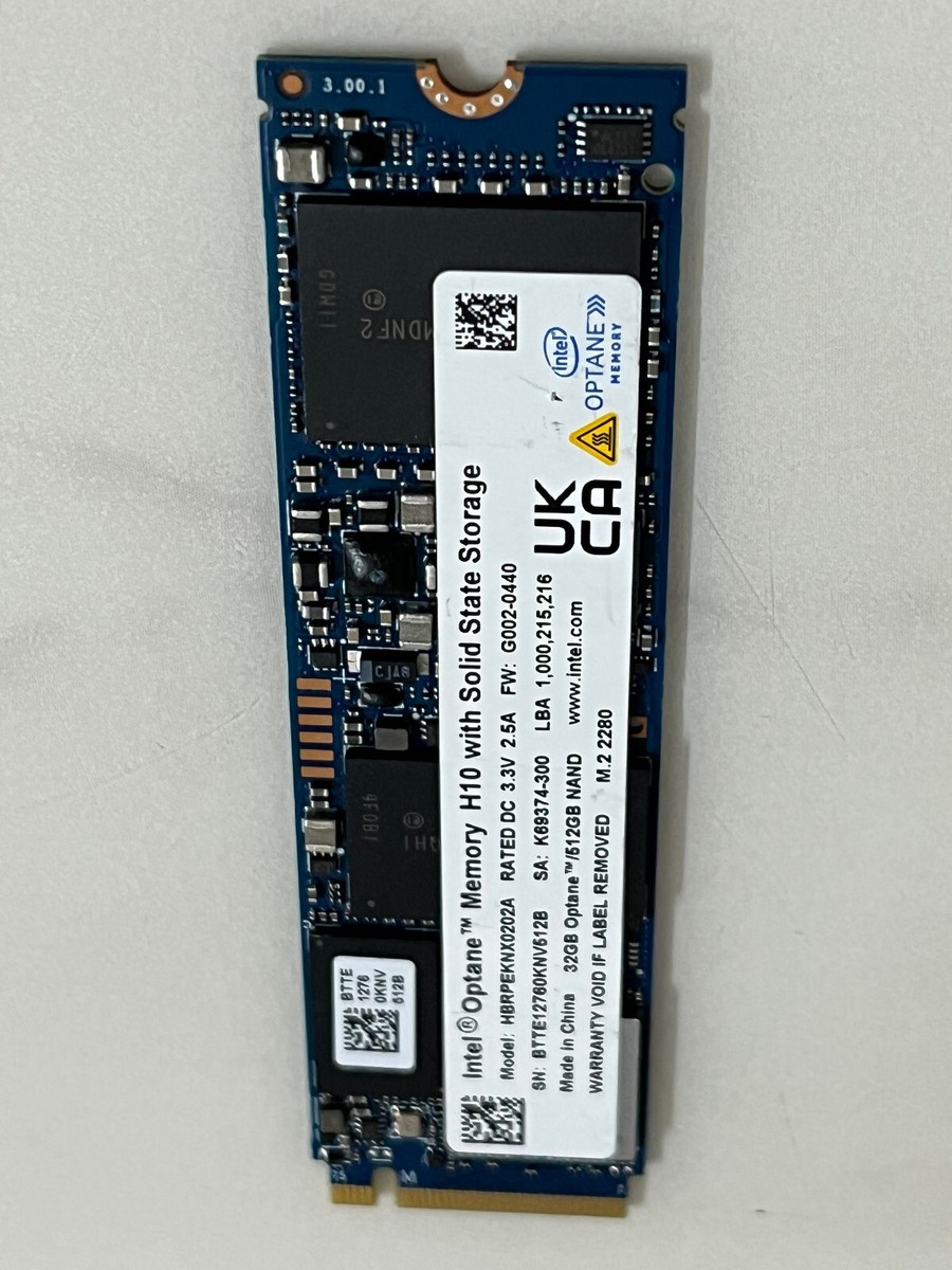 内蔵型SSD Intel Optane Memory H10 32GB +1024GB Intel Optane Memory H10 HBRPEKNX0202A 512GB+32GB NAND M.2