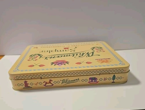 Vintage Whitman's Sampler Chocolates Box Cross-Stitch Embroidery FLIP LID - Picture 6 of 10