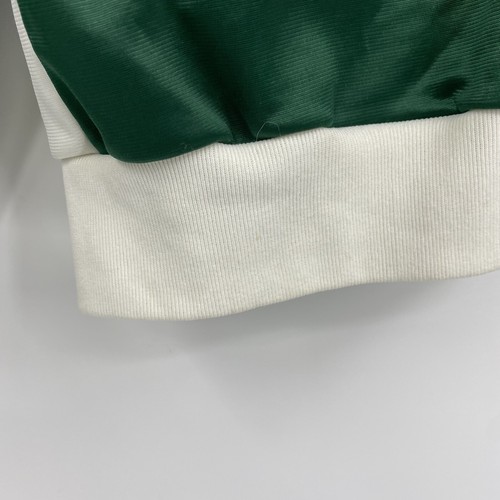 Chaqueta deportiva vintage Brute cremallera completa verde perenne amarillo blanco brillante talla XL - Imagen 9 de 11