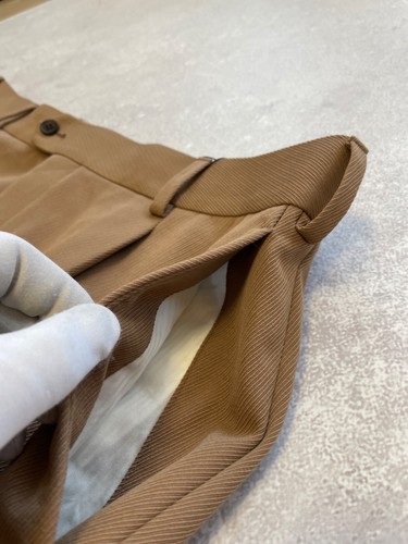 SuitSupply Pantalone Lana Duca Marrone Lanificio Rogna Uomo 56 - Foto 4 di 18