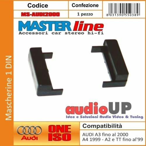 Mascherine autoradio da auto per Audi A2