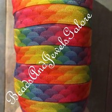 Mermaid foe mermaid elastic mermaid hair tie mermaid scales foe rainbow foe- 5/8
