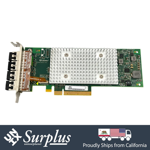 16Gb FC 4 Port QLE2694L Qlogic PCIe 3.0 x8 NIC Low Profile