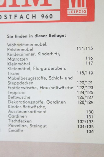 Vintage Print Advertising Catalog Furniture Home Mail Order Leipzig - Picture 4 of 12