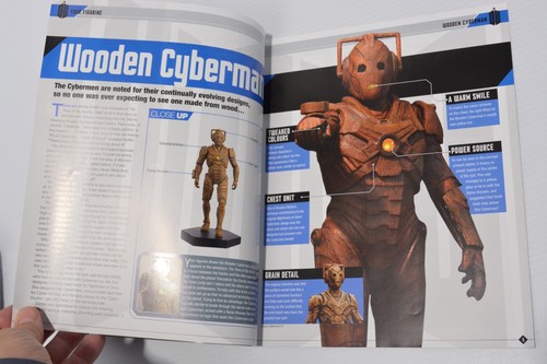 Doctor Who Figurine Wooden Cyberman Magazine #72 BBC Eaglemoss - Bild 9 von 11