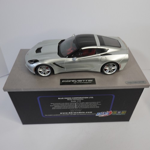 Corvette C7 Stingray Blade Silver 1/18 Scale BLM1812B BBR Limited 027/150 Resin - Picture 1 of 24