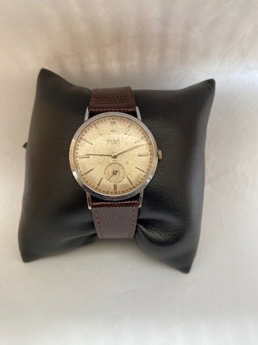 Orologio Meccanico Da Uomo Vintage Con Cinturino In Pelle 17 Gioielli - Foto 6 di 13