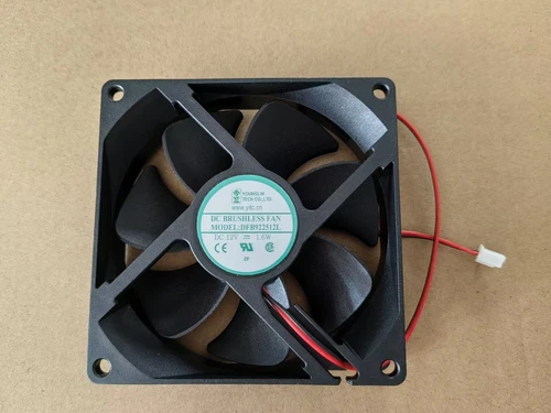1 PCS YOUNG LIN Fan DFB922512L DC12V 1.6W 9225 9.2CM 2 wire cooling fan