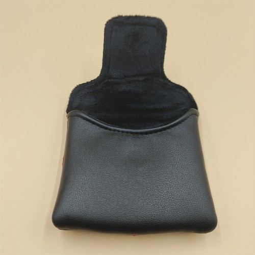 Telaraña Negro/Rojo Golf Putter Cubierta Cuadrada Mazo Cubierta Imán - Imagen 3 de 4