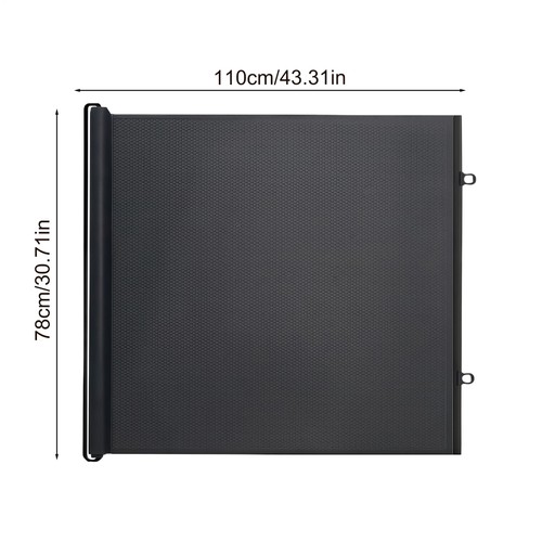 Retractable Safety Gate Indoor Outdoor Retractable Barrier Pet Dog Mesh Fence - Picture 7 of 14