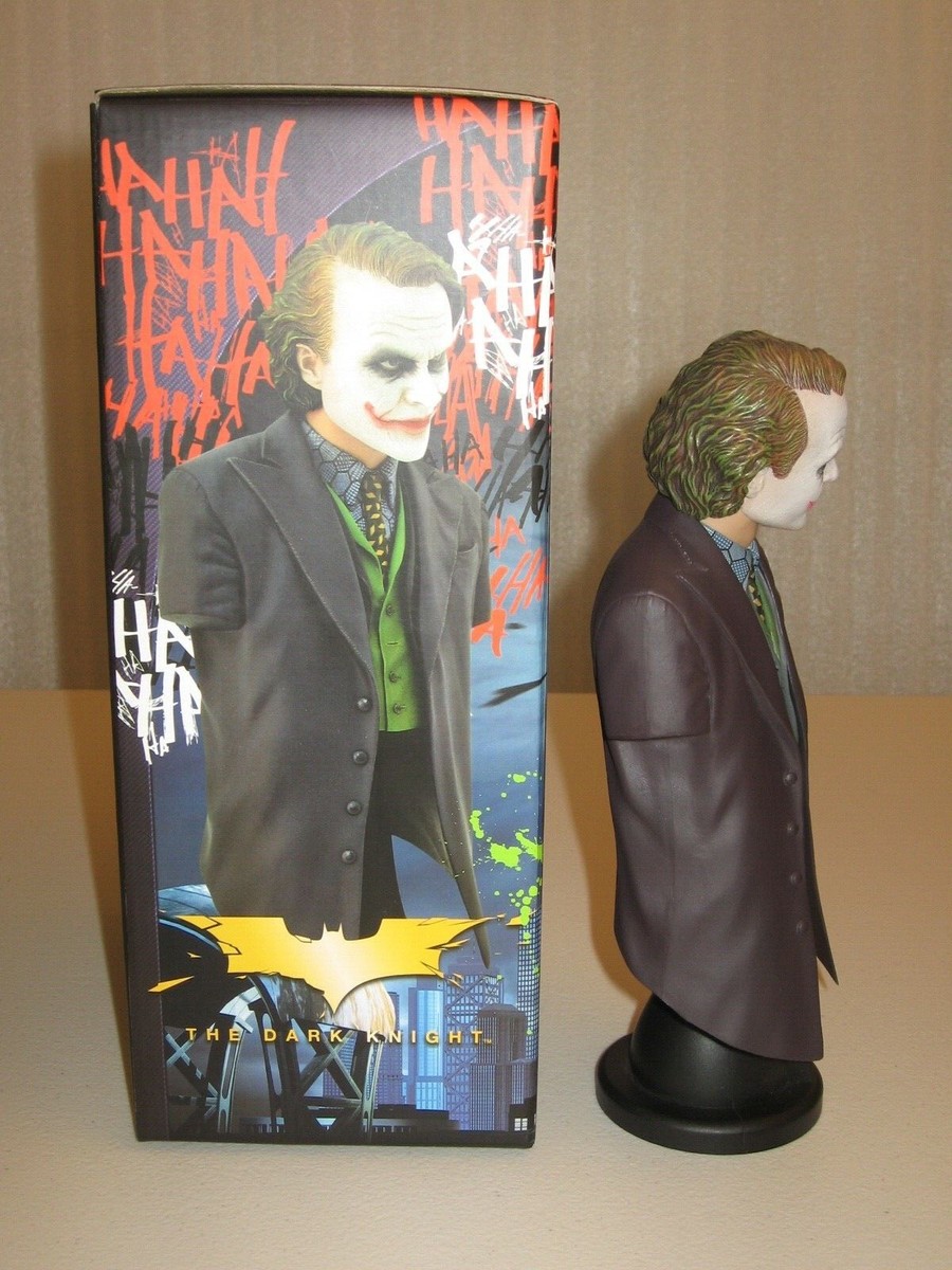 Dark Knight Hot Toys Joker 1/4 Scale Bust + Box NM+ Heath