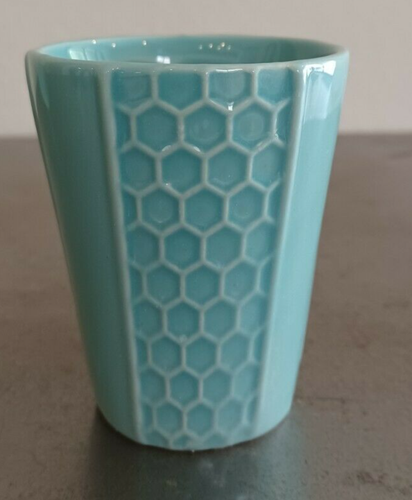 2 mini macetas de cerámica verde azulado 3" de alto - Imagen 7 de 12