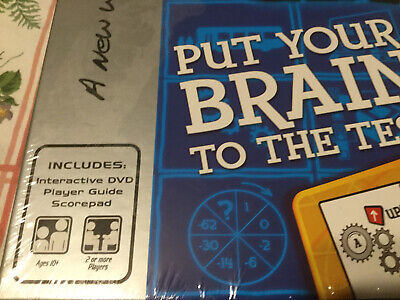 THE BRAIN GAME INTERACTIVE MULTIPLAYER DVD QUIZ TV GAMES NEW AGE 10+