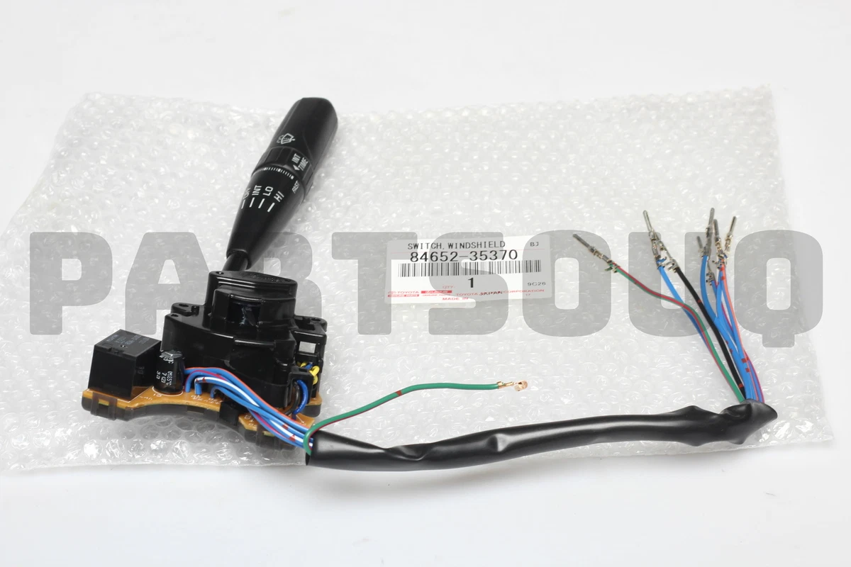 8465235370 Genuine Toyota SWITCH ASSY, WINDSHIELD WIPER 84652 