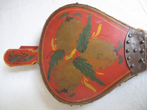 Antique 19th c. American Paint Decorated Fire Place Bellows Great Folk Art - Picture 4 of 13