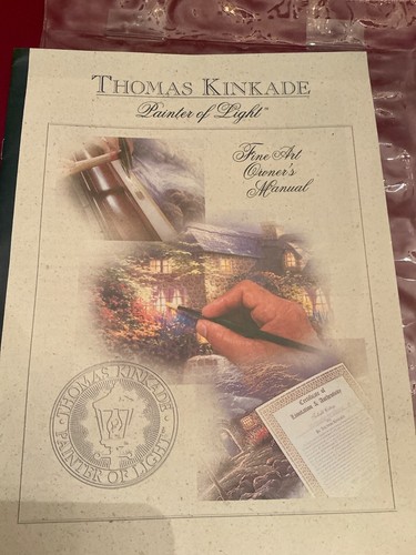 Thomas Kinkade ~ Evening Carolers, LE gerahmt #1879/1960 sn Leinwand mit Echtheitszertifikat - Bild 12 von 13