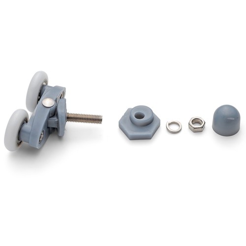Shower Door Rollers Runners Wheels 20, 22, 23,or 25mm diameter, Pack of 4, L006 - Picture 6 of 31