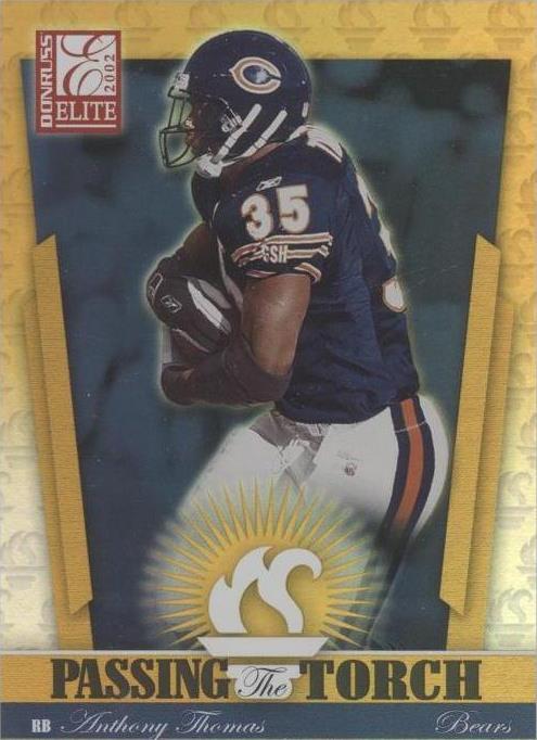 2002 Donruss Elite Anthony Thomas #PT-4 - 1 of 2