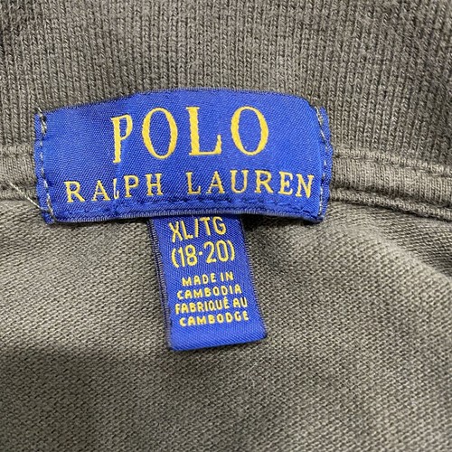 POLO by RALPH LAUREN Button V-Neck Short Sleeve Green Polo Shirt Boy's Size XL - Picture 7 of 7