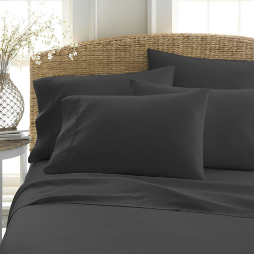4 PIECE 2100 COUNT DEEP POCKET LUXURY SERIES BED SUPER SOFT SHEET SET MOST SIZES - Picture 5 of 47