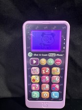 LeapFrog Chat Count Emoji Phone Works Great Purple