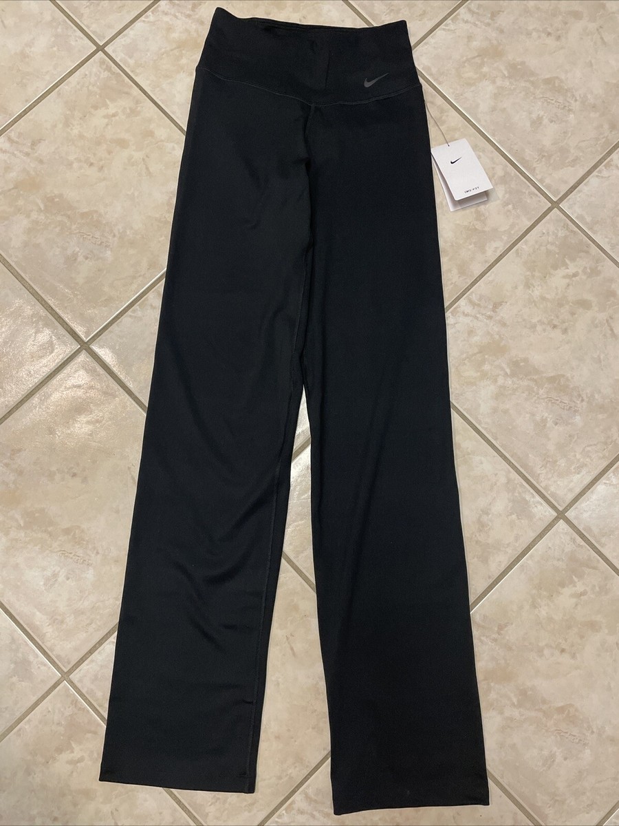 nike black flare yoga pants