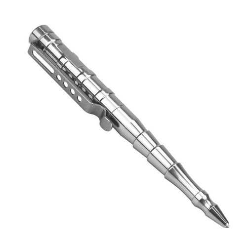 EDC Practical Stainless Steel Ball Pen Signature Tactical Pens w 5pcs G2 Refills - Picture 10 of 11