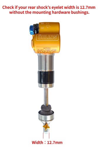 M8 Rear Shock Mounting Hardware IGUS DU Bushing W:18-60mm ,Fit Fox,RockShox,etc - Picture 46 of 84