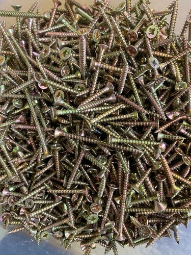 Mixed In The Pack Multi-Purpose Pozi Countersunk Wood Screws 12 - 60mm ZYP 1.5kg - Imagen 13 de 24