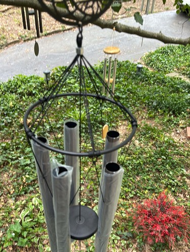 Beautiful Tones Smoky bars, Tree of Life, vintage style Wind Chime, 63 inches - Picture 4 of 7