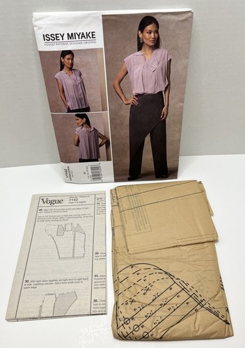 Vogue V1142 ISSEY MIYAKE Designer Original Top Pants Pattern Size EE 14-20 1142 - Picture 6 of 7