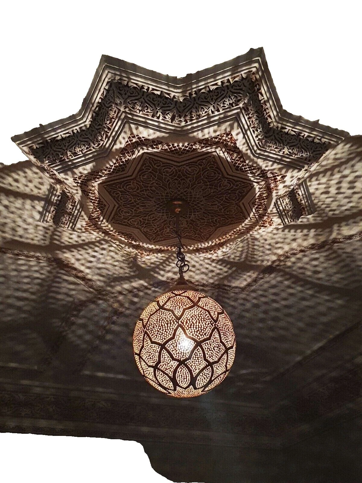 Candelabros y lámparas de techo Handmade marroquí