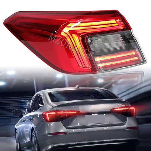 For 2022 2023 Honda Civic Sedan LED Rear Lamp Driver Left Side Tail Brake Light - Picture 1 of 16