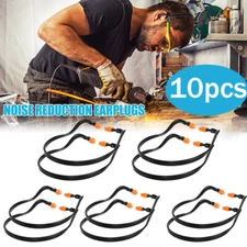 10PCS Reusable Ear Plugs U-Bands Shooting Firing Range Hearing Noise Protection