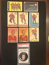 Vintage Montreal Canadiens Lot Of 10 Parkhurst Topps OPC Plus Cournoyer ip Auto