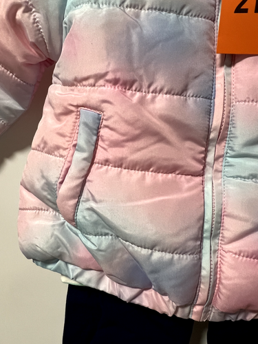 Little Me Girls 3 Piece Set Long Sleeve Shirt Leggings Jacket Coat Pink 2T NWT - Picture 7 of 10