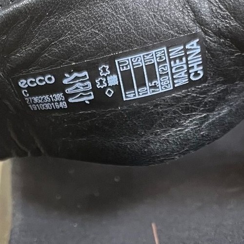 Ecco Flowt Black Flat Slides Sandals Size 41 / 10 - 第 7/12 張圖片