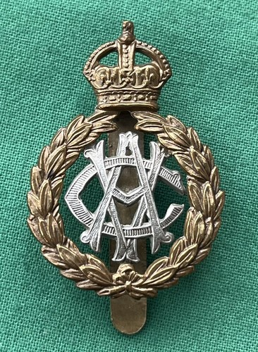 Primera Guerra Mundial El Cuerpo Veterinario del Ejército 'EXCELENTE' - 100% GENUINO Insignia Gorra Militar Británica - Imagen 8 de 8