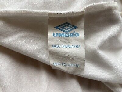 ENGLAND 1998 2000 HOME FOOTBAL SOCCER TRACK JACKET UMBRO sz ENGLAND 1998 2000 HOME FOOTBAL SOCCER TRACK JACKET UMBRO sz